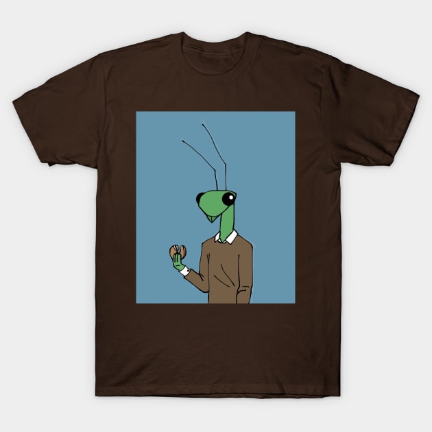 Office Mantis T-Shirt by PruneyToons